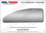 MOSLER MT900 - Lexan Polycarbonate left front door window