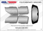 Nissan Juke MK1 - Lexan Polycarbonate window kit