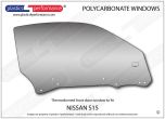 NISSAN - S15 - Lexan Polycarbonate right front door window