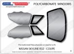 NISSAN - Skyline R32 - Lexan Polycarbonate window kit