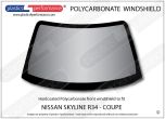 NISSAN - Skyline R34 - Lexan Polycarbonate front windscreen
