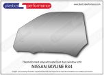 NISSAN - Skyline R34 - Lexan Polycarbonate left front door window