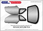 NISSAN - Skyline R34 - Lexan Polycarbonate window kit