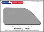 NSU - PRINZ 100 TT - Lexan Polycarbonate left rear quarter window
