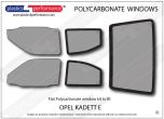 OPEL - Kadett E (Astra 2) - Lexan Polycarbonate window kit