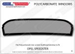 OPEL Speedster - Lexan Polycarbonate rear screen/ bulkhead window