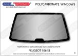 PEUGEOT 106 S1 - Lexan Polycarbonate rear screen