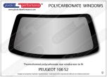 PEUGEOT 106 S2 - Lexan Polycarbonate rear screen