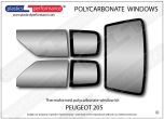 PEUGEOT 205 - Lexan Polycarbonate window kit