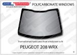 PEUGEOT 208 WRX - POLYCARBONATE FRONT WINDSHEILD