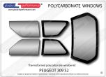 PEUGEOT 309 S2 - Lexan Polycarbonate window kit