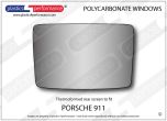 Porsche 911 Lexan / Makrolon Polycarbonate rear windscreen