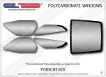 PORSCHE - 928 - Lexan Polycarbonate window kit