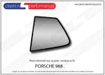 PORSCHE - 968 - Lexan Polycarbonate left rear quarter window