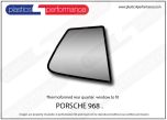 PORSCHE - 968 - Lexan Polycarbonate right rear quarter window