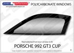 PORSCHE - 992 GT3 CUP - Polycarbonate left door window