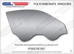PORSCHE 992 - Lexan Polycarbonate right front door window