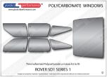 Rover SD1 - Series 1 Polycarbonate window kit