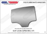 SEAT - Leon MK2 1P - Lexan Polycarbonate right rear door window