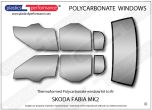 SKODA - Fabia MK2 -  Lexan Polycarbonate window kit