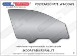 SKODA Fabia RS Rally2 - Lexan Polycarbonate right front door window