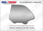 SUBARU - Impreza GC8 WRX Sedan - Lexan Polycarbonate left rear door window