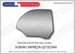 SUBARU - Impreza GD - Lexan Polycarbonate right rear door window
