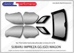 SUBARU - Impreza GG Wagon - Lexan Polycarbonate window kit
