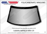 SUBARU - Impreza WRX STi - Lexan Polycarbonate rear screen