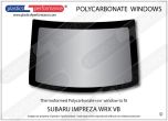 SUBARU Impreza WRX VB Sedan - Lexan Polycarbonate rear window