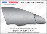 SUBARU Impreza WRX VB Sedan - Lexan Polycarbonate right front door window