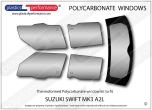 SUZUKI Swift MK3 A2L - Lexan Polycarbonate window kit