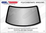 TOYOTA - Chaser - JZX100 - Lexan Polycarbonate rear windshield