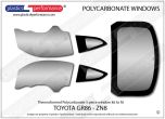  TOYOTA - GR86 (ZN8)- Lexan Polycarbonate window kit - 5 piece kit