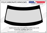 TOYOTA GR Supra GT4  -  Hardcoated Lexan Polycarbonate front windshield