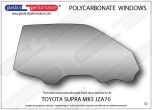 TOYOTA - SUPRA MK3 JZA70 - Lexan Makrolon Polycarbonate right front door window