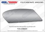 TVR Cerbera - Lexan Polycarbonate right front door window