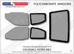 VAUXHALL Astra E Mk2 - Lexan Polycarbonate window kit