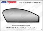 VAUXHALL/ NATIONAL - Tigra Hotrod - Lexan Polycarbonate right front door window