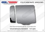 VOLKSWAGEN Amarok 1st Generation - Lexan Polycarbonate right rear door window