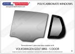 Golf Mk6 - 5 door - Lexan Polycarbonate LH rear door window