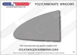 VOLKSWAGEN - Karmann Ghia Coupe - Lexan Polycarbonate right rear quarter window