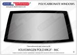 VOLKSWAGEN - Polo 2F - 86C - Lexan polycarbonate rear screen