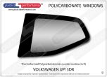 VOLKSWAGEN Up! 3dr - Lexan Polycarbonate left rear quarter window