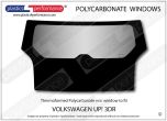 VOLKSWAGEN Up! 3dr - Lexan Polycarbonate rear screen