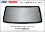 VOLVO 940 Sedan - Lexan Polycarbonate rear window