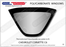 CHEVROLET Corvette C6 - Lexan Polycarbonate rear window
