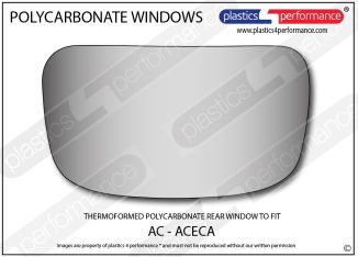 AC - Aceca - Lexan Polycarbonate rear window