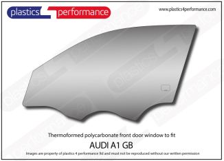 AUDI - A1 GB - Lexan Polycarbonate left front door window