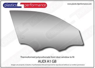 AUDI - A1 GB 5dr - Lexan Polycarbonate right front door window